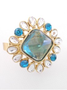 Kundan Finger Ring